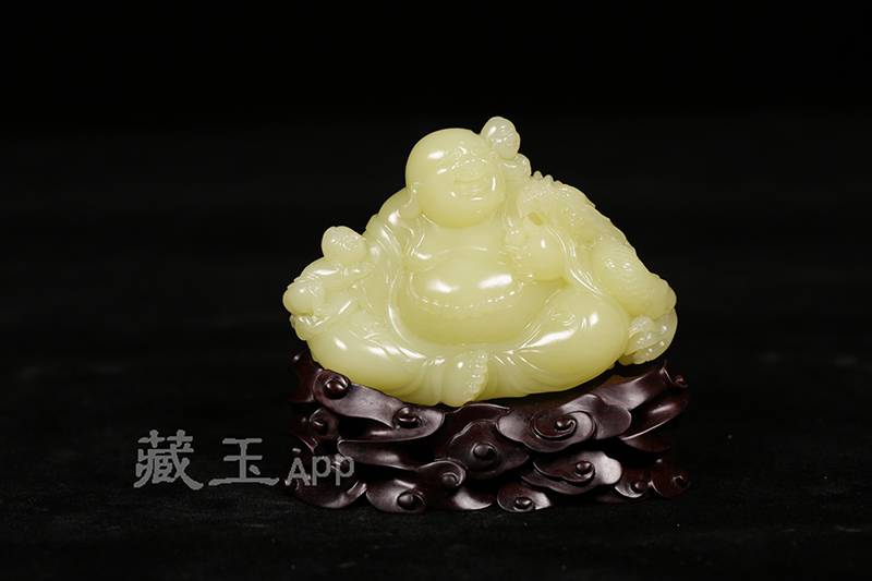 中国文玩 和田黄玉「元宝童子」６２ｍｍ 中国文玩 和田黄玉「元宝童子」62mm 中国文玩 和田黄玉「元宝童子