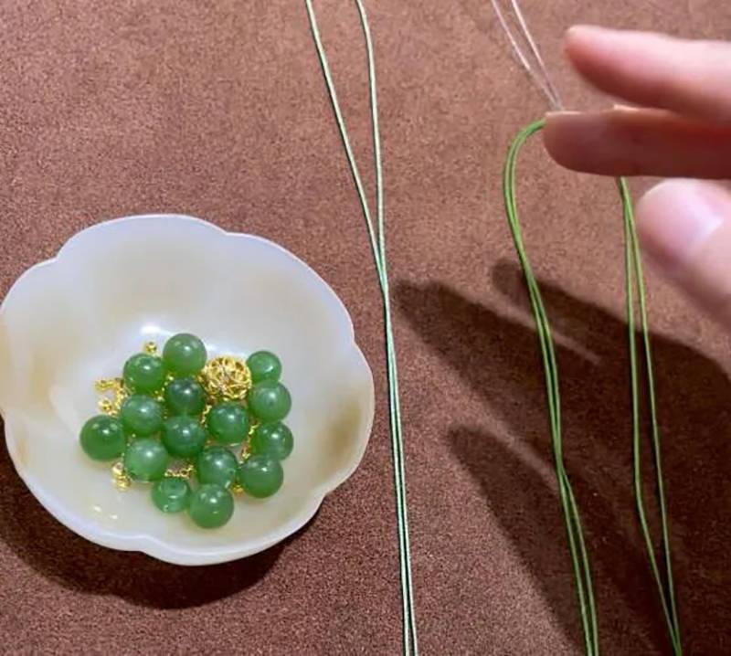 闲置珠子别浪费！手把手教你做国风手机包挂!