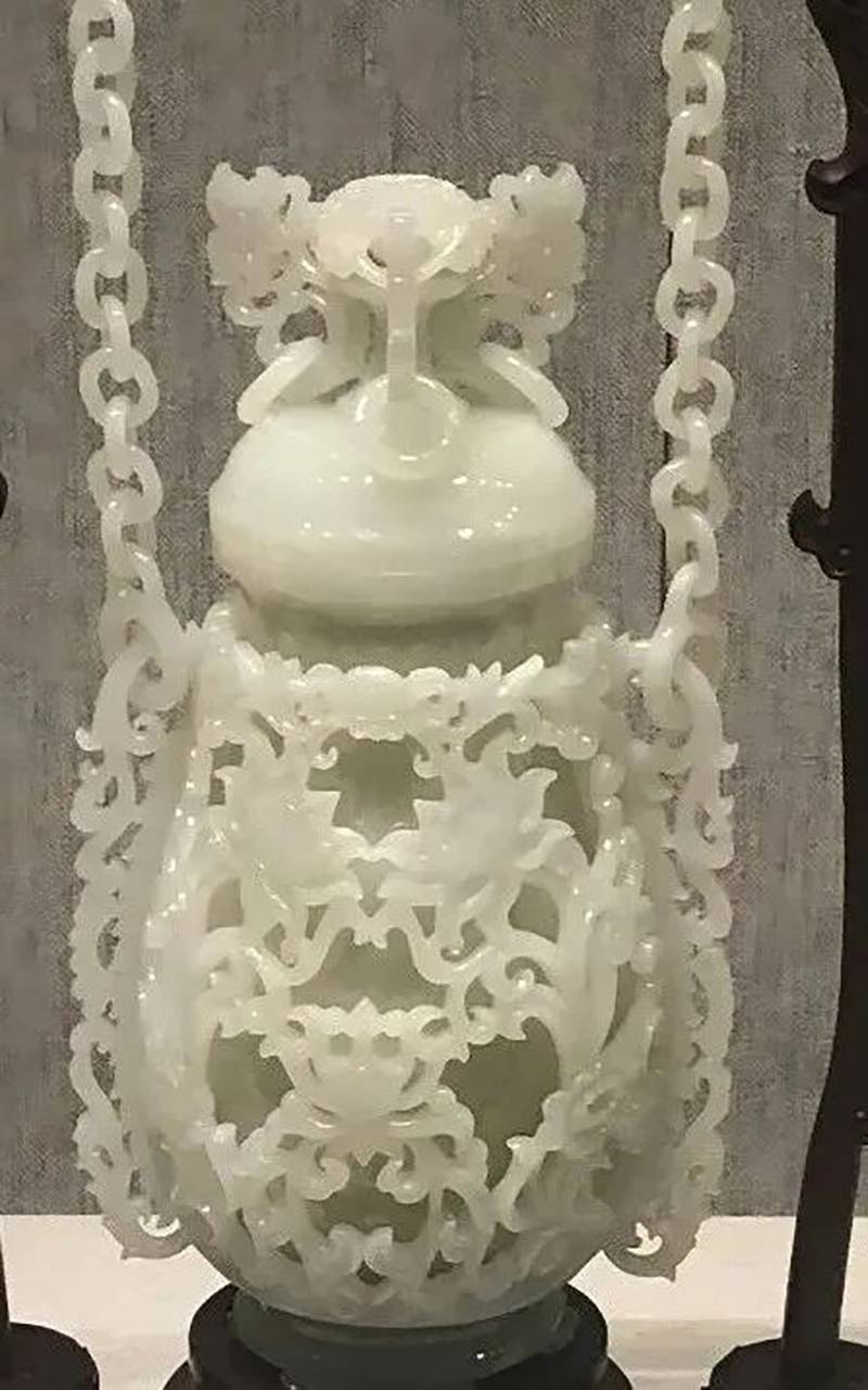 工美揽胜· 活环链雕：取环不断玉，玉链本一体和田玉鉴定保养知识大全