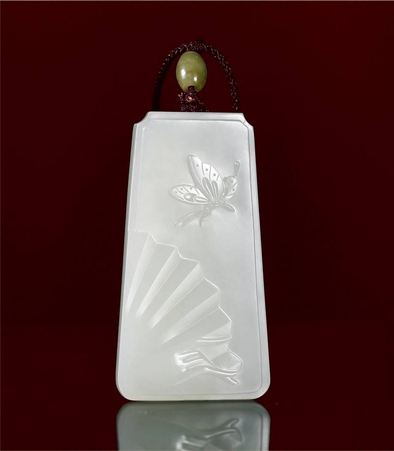 1907Y26156AYX】中国 清 和田玉精彫『瑞獣』鎮尺 文鎮 書道具 置物 文