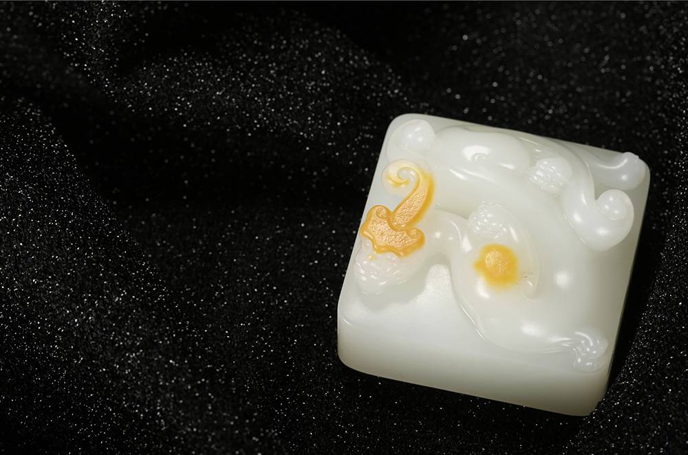 臻品丨螭龙•荣耀，玉印，新疆和田籽料，邀您共赏！